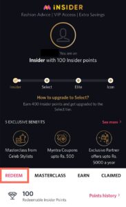 how-to-redeem-myntra-insider-points